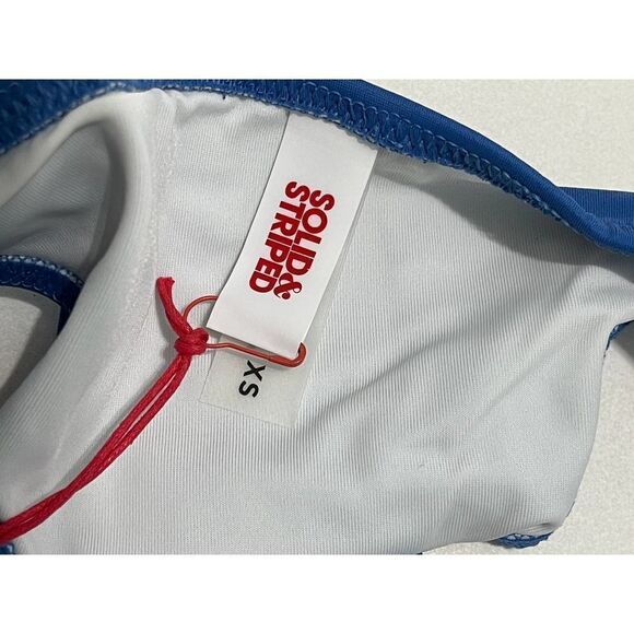 Solid & Striped The Rachel Bikini Swim Bathing Suit Bottom Azure Blue XS - Picture 10 of 13